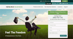 Desktop Screenshot of newwavebusiness.com